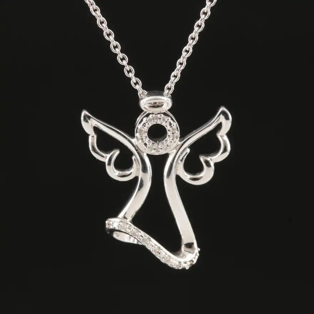 - Diamond Angel Pendant